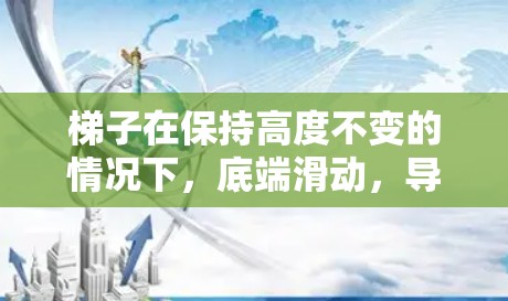 梯子在保持高度不变的情况下，底端滑动，导致梯子长度的变化。使用勾股定理，当底端距离墙的距离从6 feet增加到x feet时，梯子的长度L会变化