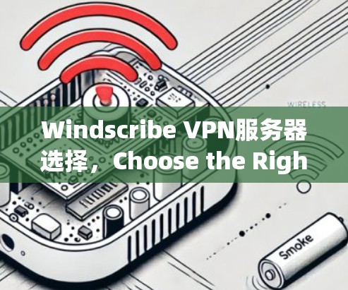 Windscribe VPN服务器选择，Choose the Right Server for Your Needs