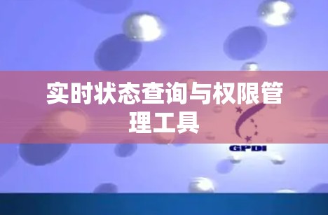 实时状态查询与权限管理工具