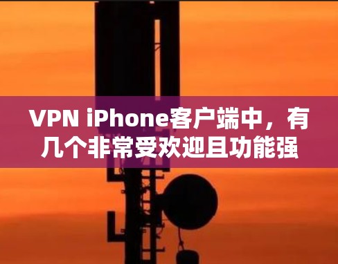 VPN iPhone客户端中,有几个非常受欢迎且功能强大的应用。以下是几个推荐的VPN应用 VPN iPhone客户端中,有几个非常受欢迎且功能强大的应用。以下是几个推荐的VPN应用